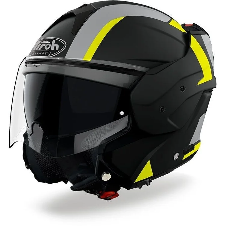 Must-Have Casco Moto Modulare P/J Airoh MATHISSE Explorer Giallo Opaco