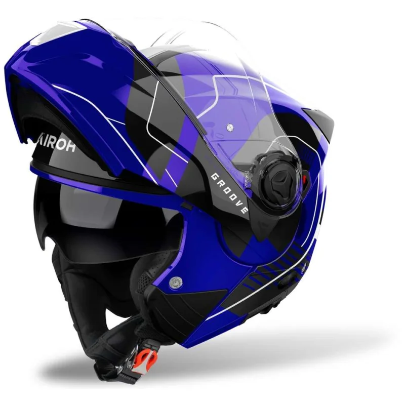Bestseller Casco Moto Modulare P/J Airoh SPECKTRE GROOVE Blu Lucido