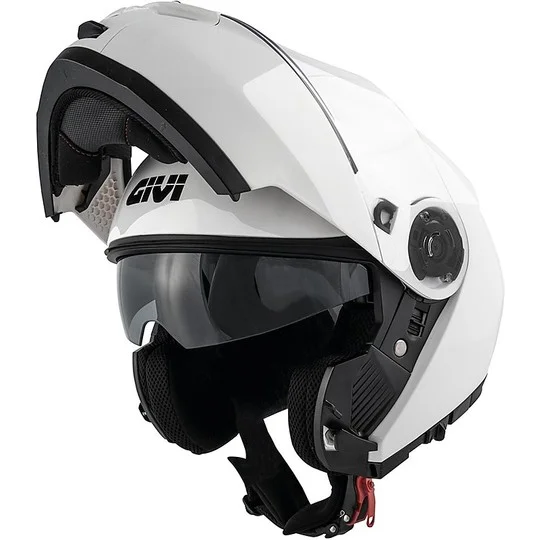 Casco Moto Modulare P/J Givi X.20 EXPEDITION Solid Bianco Lucido Occasione