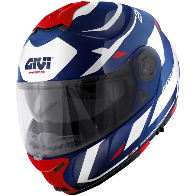 Casco Moto Modulare P/J Givi X.21 EVO NUMBER Blu Bianco Rosso Prezzo Scontato