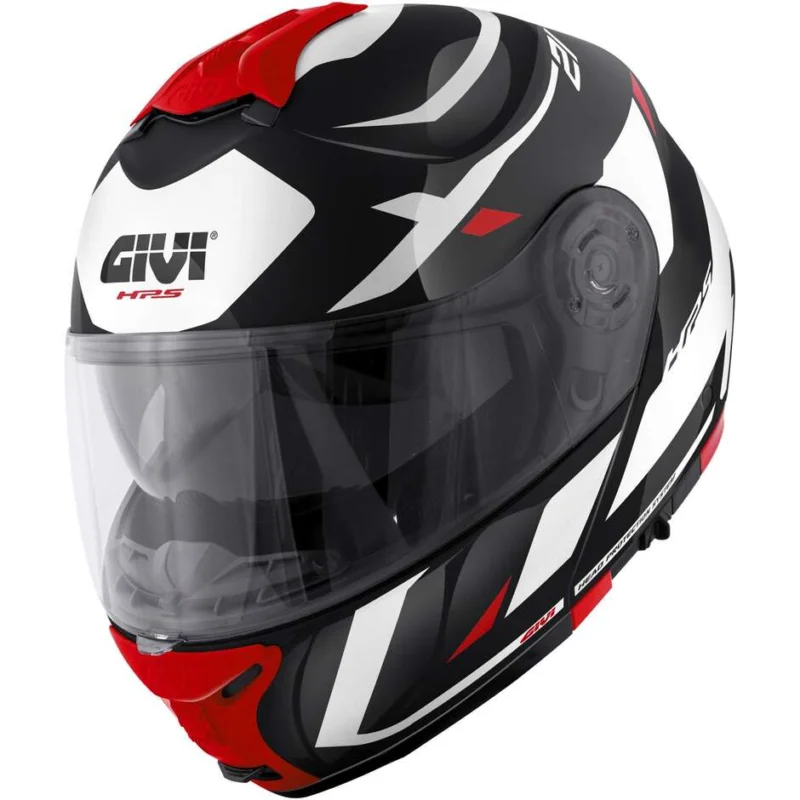 Casco Moto Modulare P/J Givi X.21 EVO NUMBER Nero Bianco Rosso Must-Have