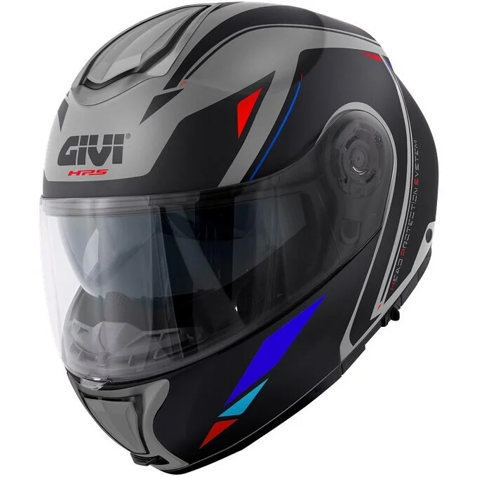Affare Casco Moto Modulare P/J Givi X26 SQUARE Grigio Opaco Nero Rosso Blu