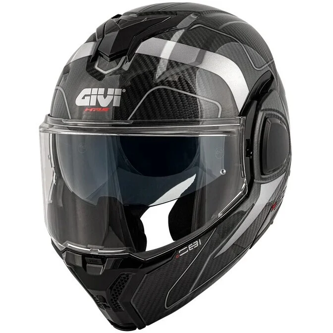 Non Perdere Casco Moto Modulare P/J Givi X36 Carbonio Grigio
