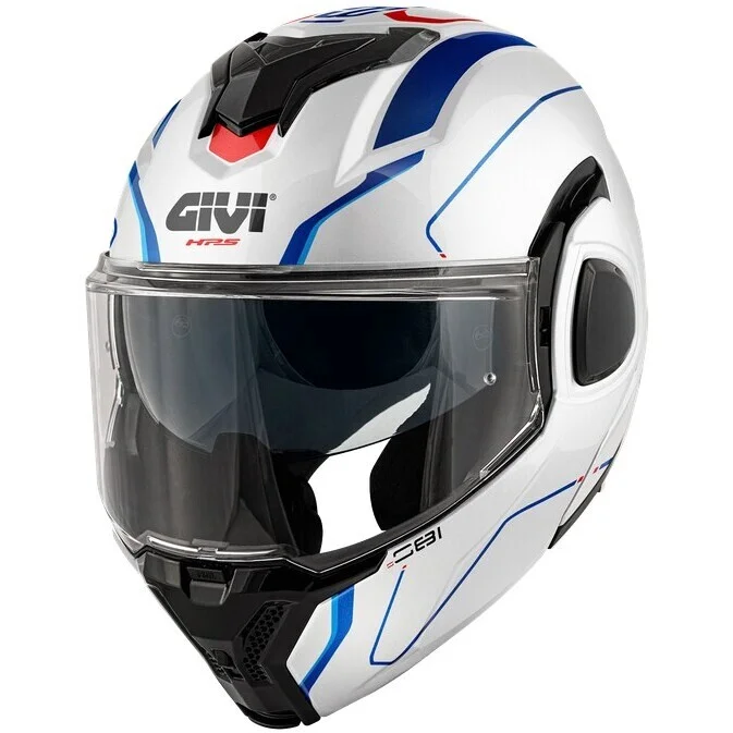 Offerta Casco Moto Modulare P/J Givi X36 FIBRA PULSE Bianco Blu Rosso