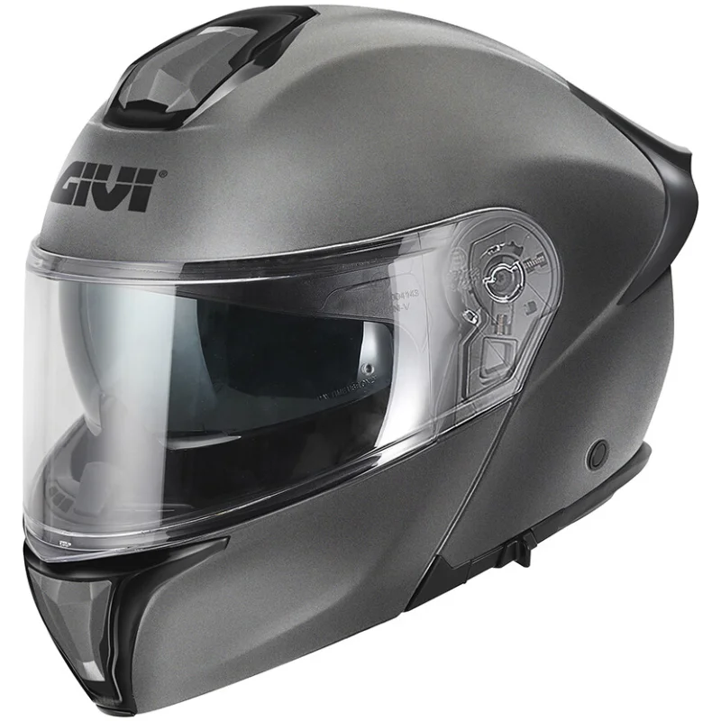 Non Perdere Casco Moto Modulare P/J Givi X50 Fibra Titanio Opaco
