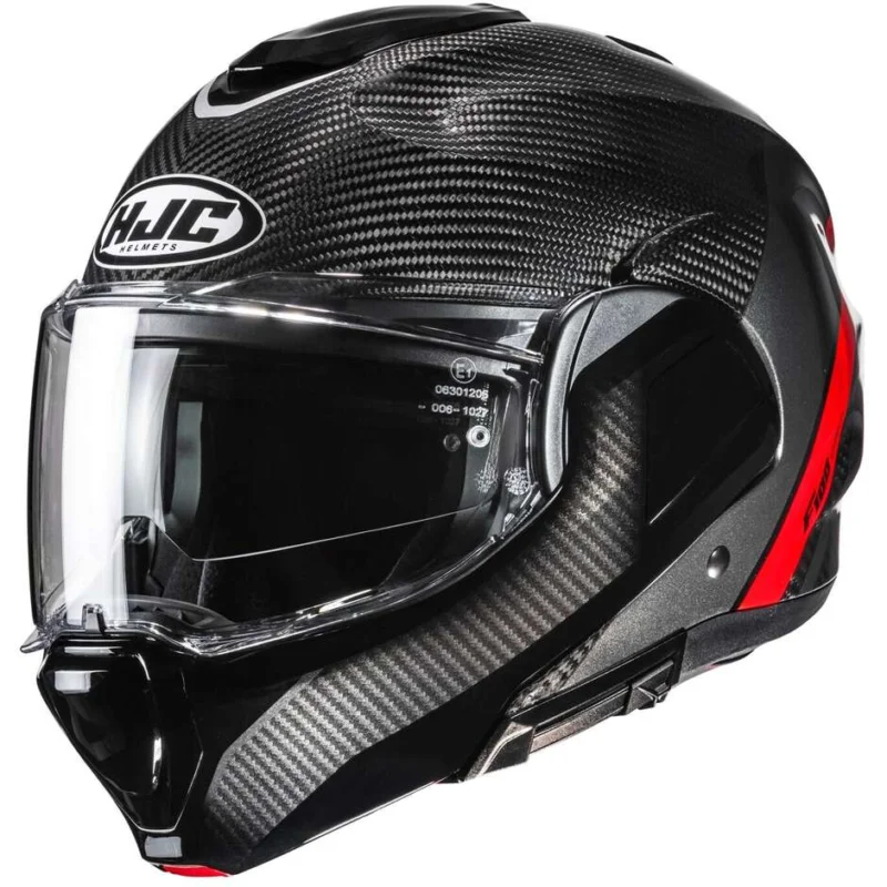 Casco Moto Modulare P/J Hjc F100 CARBON STAN MC1 Compra Adesso