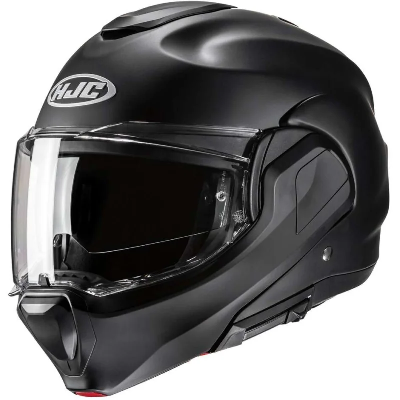 Di Tendenza Casco Moto Modulare P/J Hjc F100 Semi Flat Nero