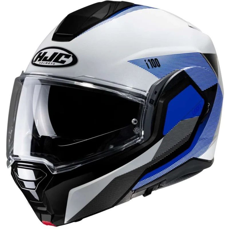 Popolare Casco Moto Modulare P/J Hjc i100 BESTON MC2 Bianco