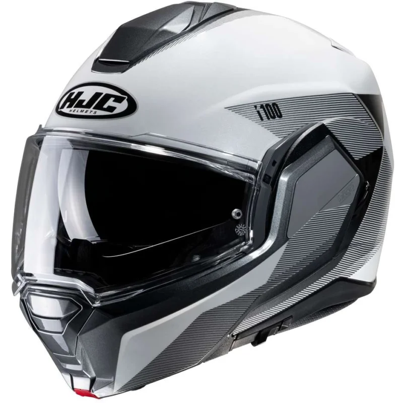 Casco Moto Modulare P/J Hjc i100 BESTON MC5 Bianco Grigio Direttamente Dal Produttore