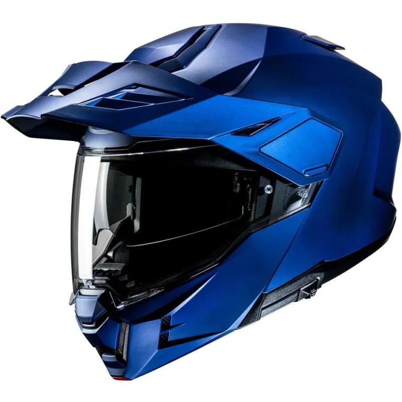Casco Moto Modulare P/J Hjc i80 Semi Flat Metallico Blu Offerta