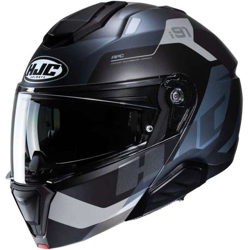 Prezzo Scontato Casco Moto Modulare P/J Hjc i91 CARST MC5SF Nero Grigio Opaco