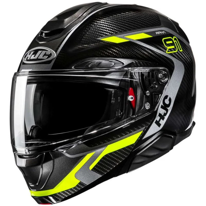 Saldi Casco Moto Modulare P/J Hjc RPHA91 CARBON LAGOS MC3H