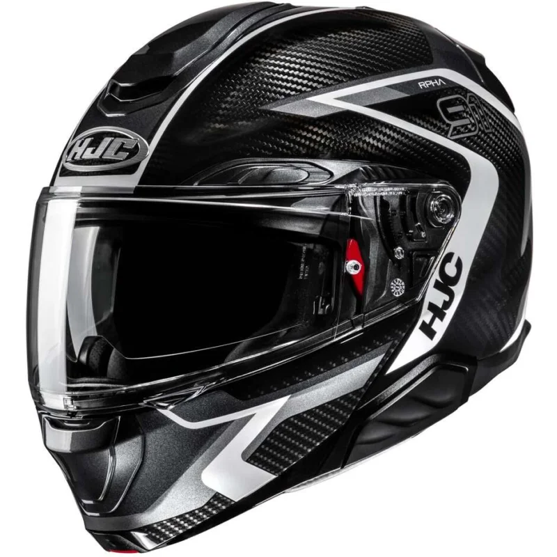 Esclusivo Casco Moto Modulare P/J Hjc RPHA91 CARBON LAGOS MC5