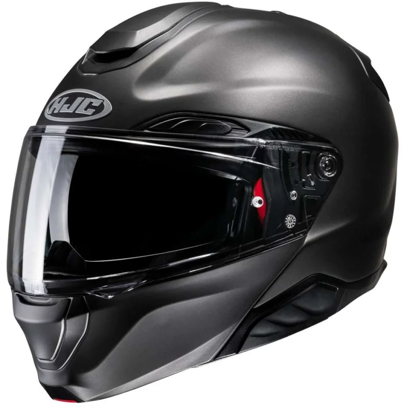 Casco Moto Modulare P/J Hjc RPHA 91 Semi Opaco Titanio Popolare