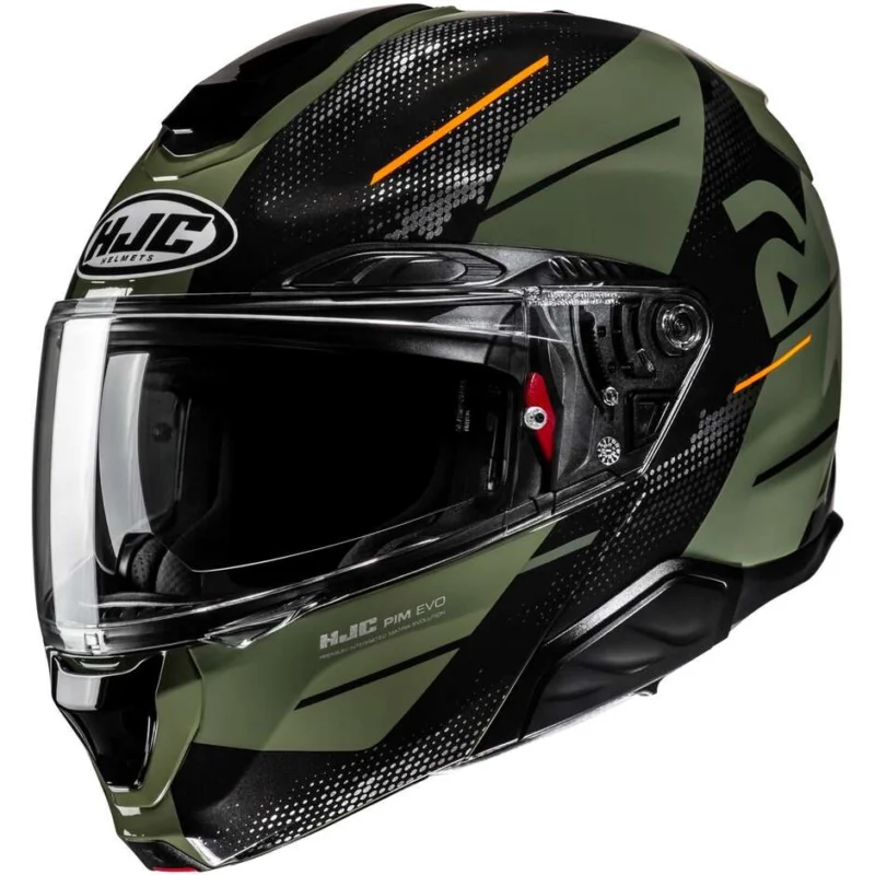 Prezzo Ridotto Casco Moto Modulare P/J In Fibra Hjc RPHA91 BLAT MC7