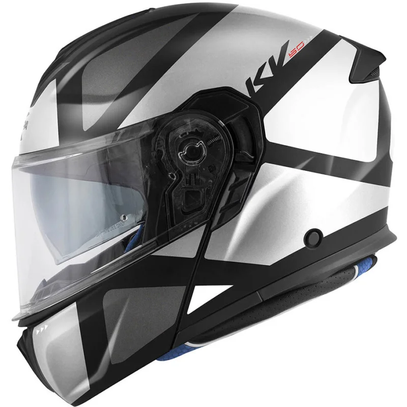 Sconto Casco Moto Modulare P/J Kappa KV50F GALAXY Grigio Opaco Nero Bianco