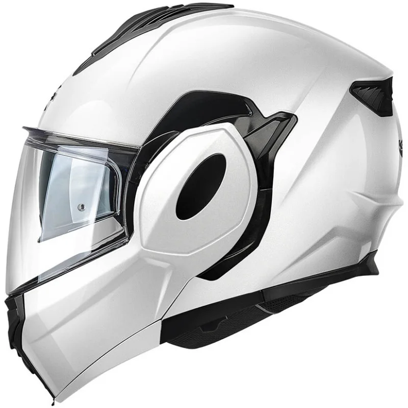 Casco Moto Modulare P/J Kappa KV55 Bianco Lucido Bestseller