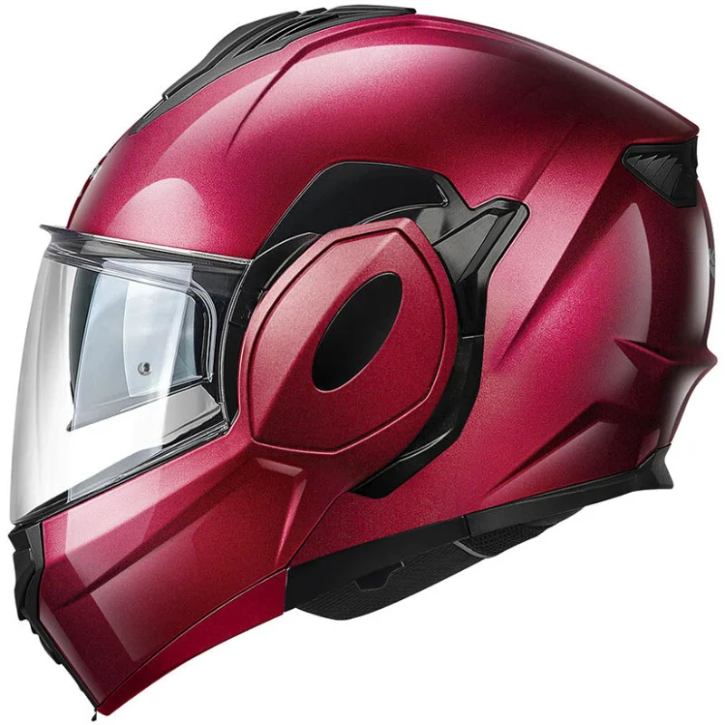 Affare Casco Moto Modulare P/J Kappa KV55 Bordeaux Lucido