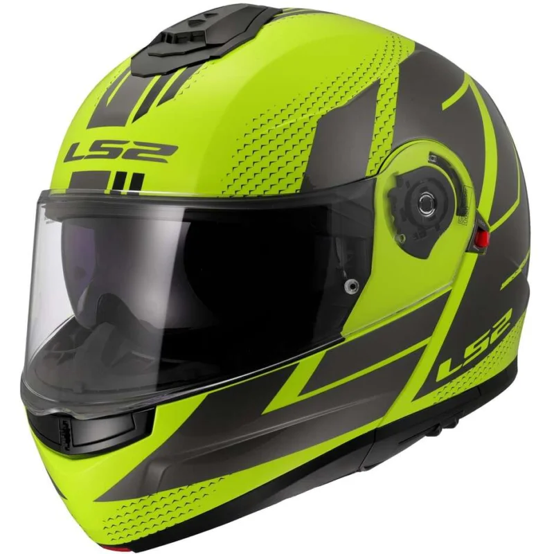Casco Moto Modulare P/J LS2 FF908 STROBE II CODE Giallo Fluo Grigio Compra Online
