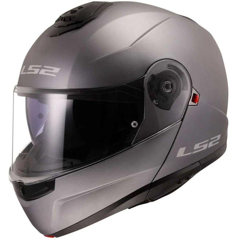 Casco Moto Modulare P/J Ls2 FF908 STROBE II Solid Titanio Opaco Ultime Pezzi