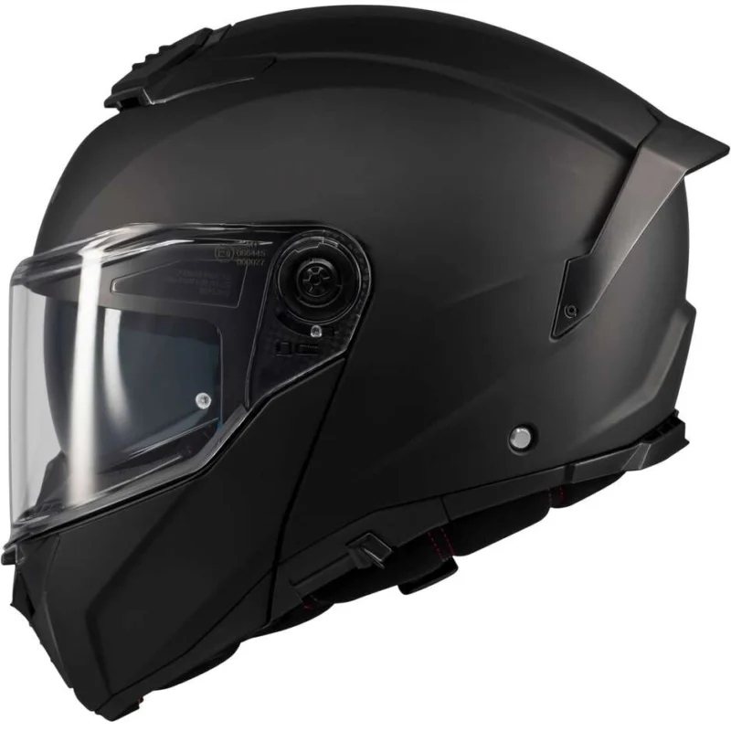 Casco Moto Modulare P/J Mt Helmets ATOM 2 SV PURE A1 Nero Opaco Non Perdere