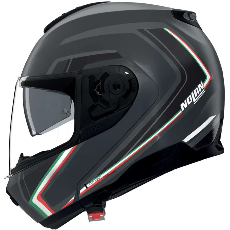 Casco Moto Modulare P/J Nolan N100-6 RADIANTE 359 Grigio Italia Metal Reso Gratuito