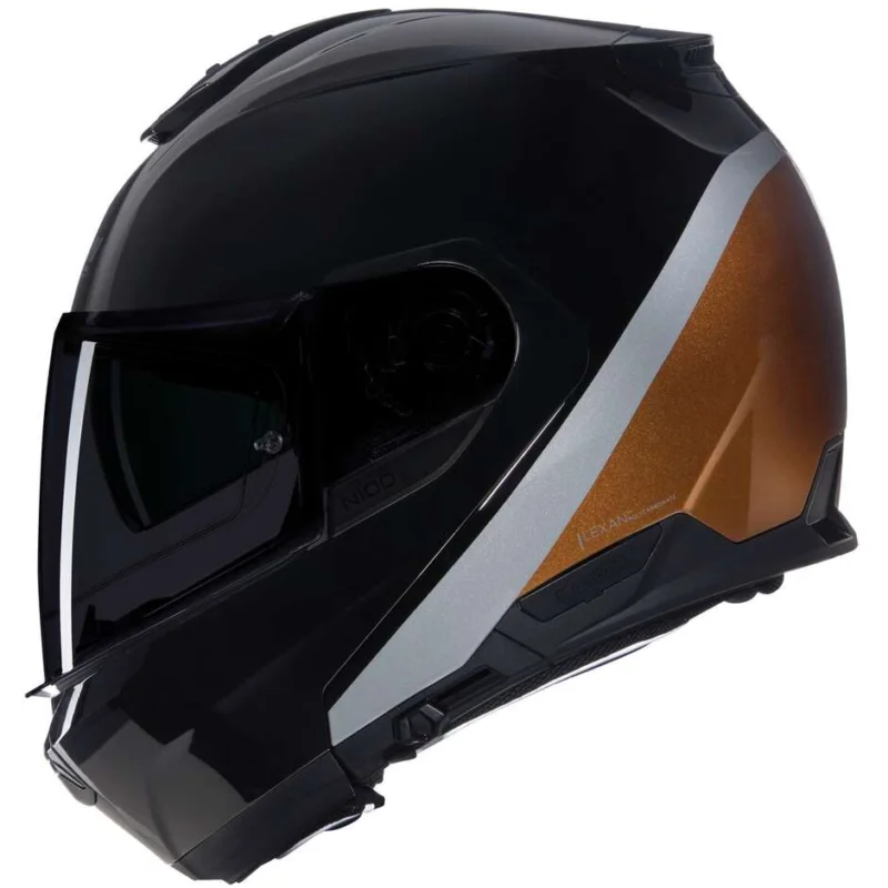 Casco Moto Modulare P/J Nolan N100-6 VERNICIATURA SPECIALE 343 Nero Ocra Prezzo Ridotto