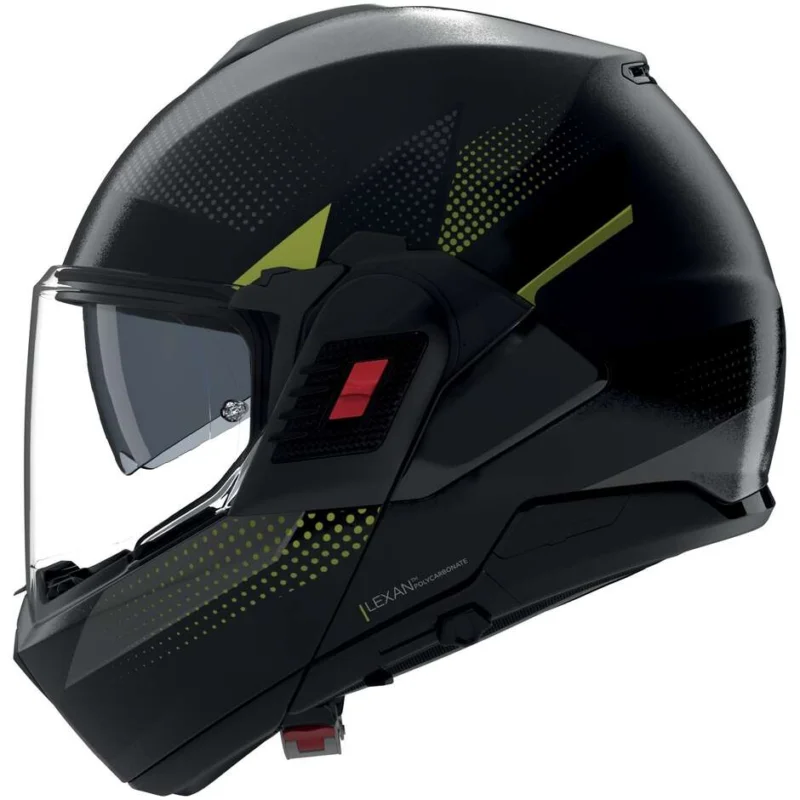 Acquista Ora Casco Moto Modulare P/J Nolan N120-1 CICLONE 362 Grigio Nero Verde Opaco