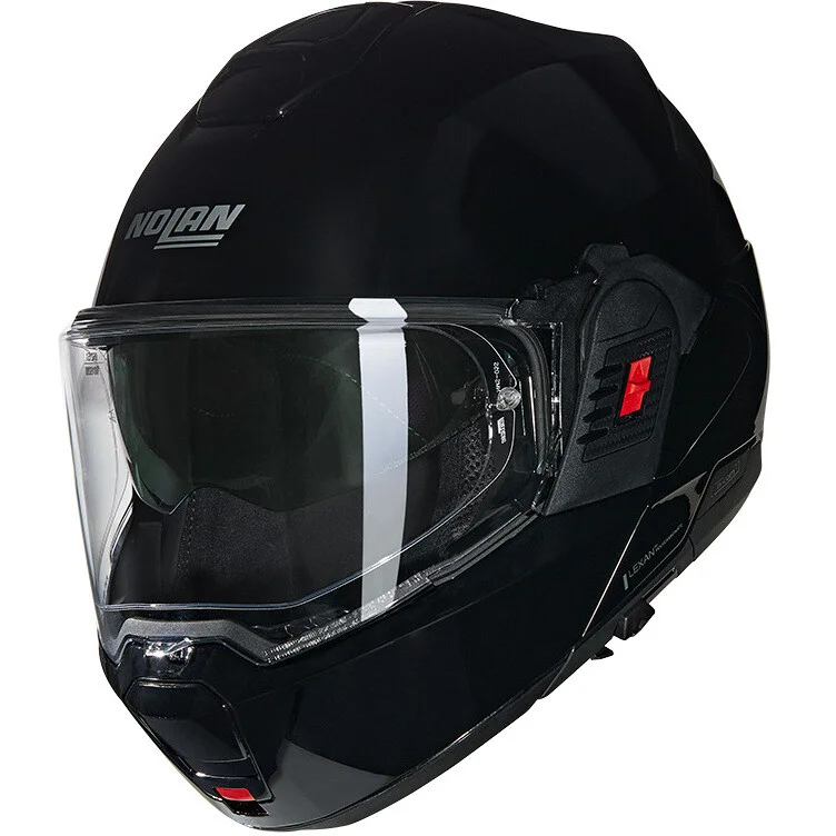 Direttamente Dal Produttore Casco Moto Modulare P/J Nolan N120-1 CLASSICO 301 Nero Lucido