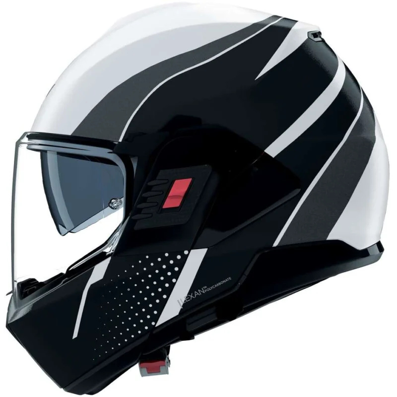 Scelto Dai Clienti Casco Moto Modulare P/J Nolan N120-1 FLUENTE 359 Bianco Nero Antracite Metal