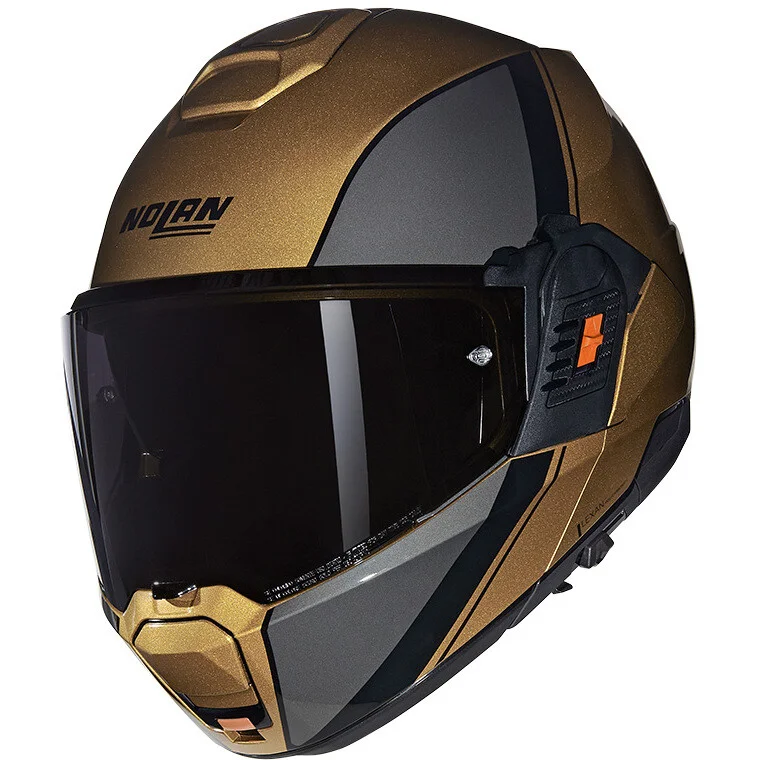 Solo Oggi Casco Moto Modulare P/J Nolan N120-1 VERNICIATURA SPECIALE 342 Sabbia Grigio Lucido