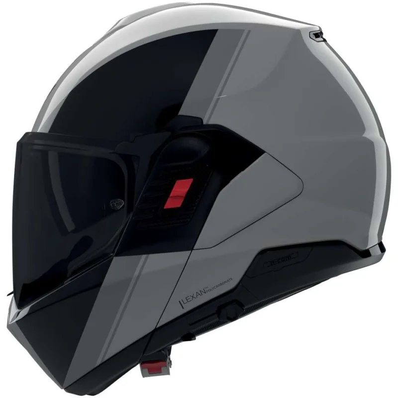 Prezzo Conveniente Casco Moto Modulare P/J Nolan N120-1 VERNICIATURA SPECIALE 355 Grigo Nero Lucido