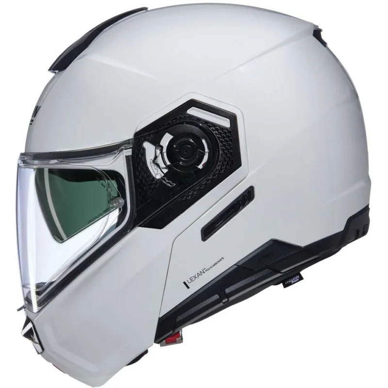Popolare Casco Moto Modulare P/J Nolan N90-3 06 CLASSICO 305 Bianco metal