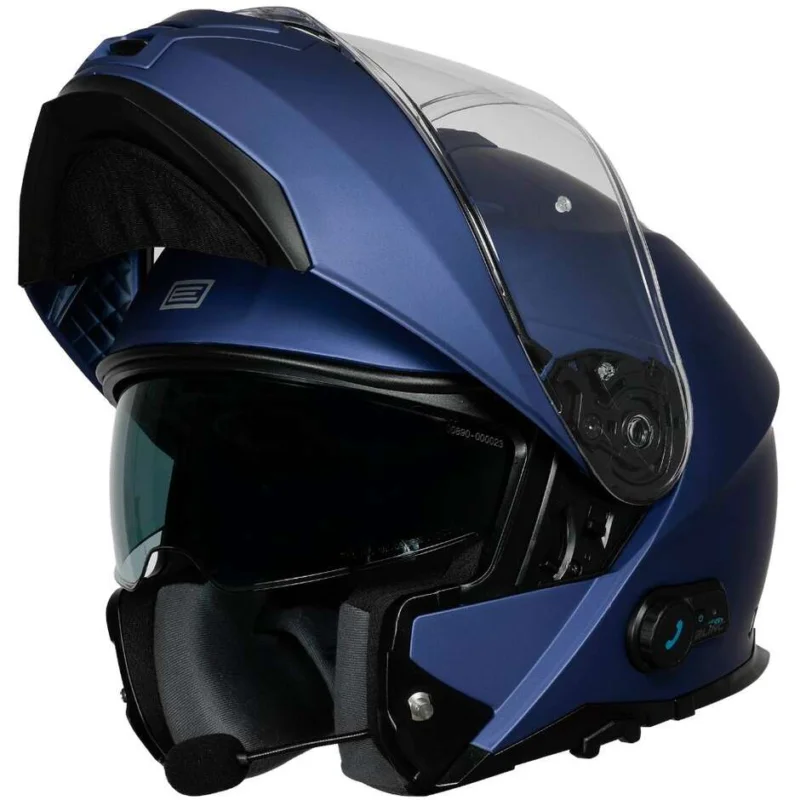 Casco Moto Modulare P/J Origine ORIGINE LOGIC + BT SOLID Blu Prezzo Scontato