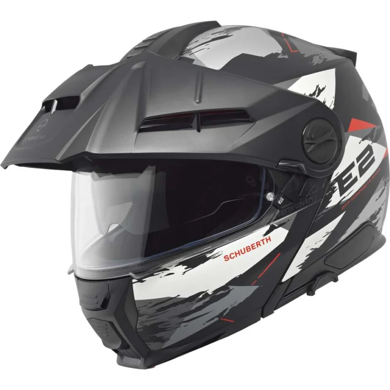Vendita Finale Casco Moto Modulare P/J Schuberth E2 TRAIL Grigio