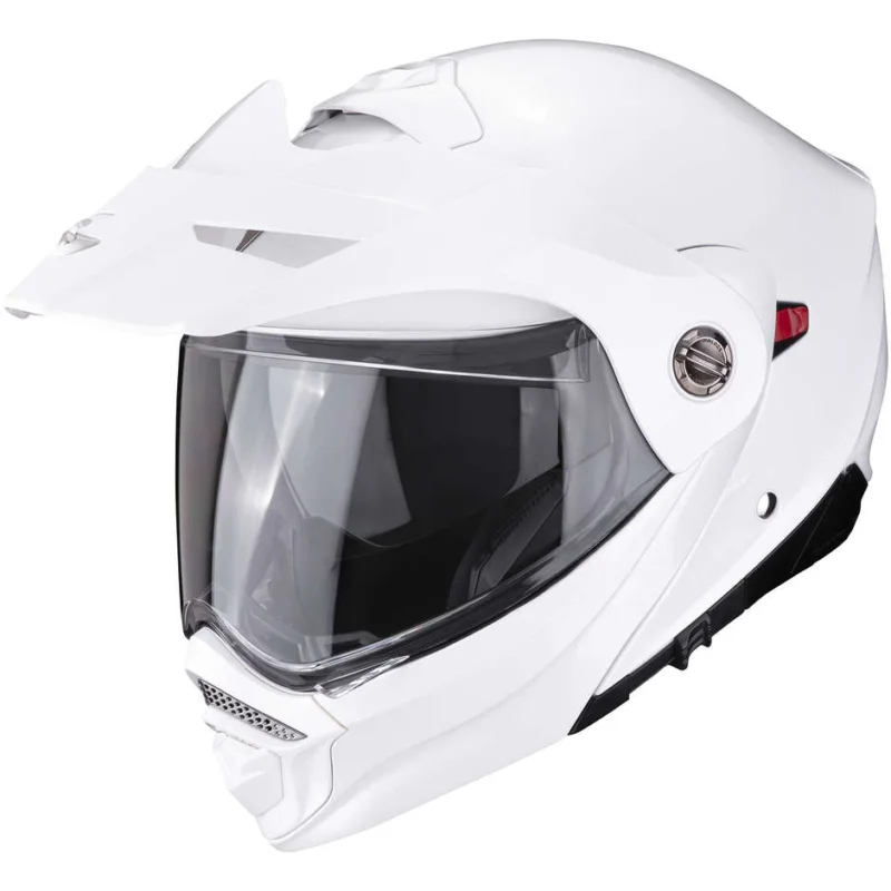 Offerta Lampo Casco Moto Modulare P/J Scorpion ADX-2 SOLID Bianco Perla