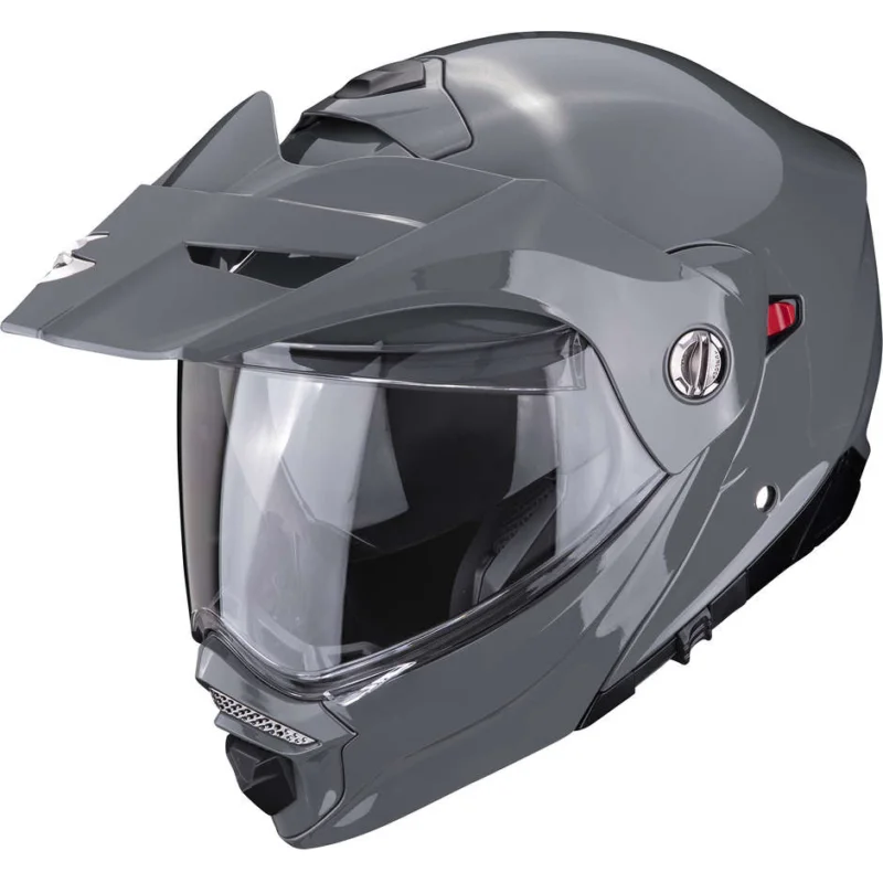 Prezzo Ridotto Casco Moto Modulare P/J Scorpion ADX-2 SOLID Grigio Cemento