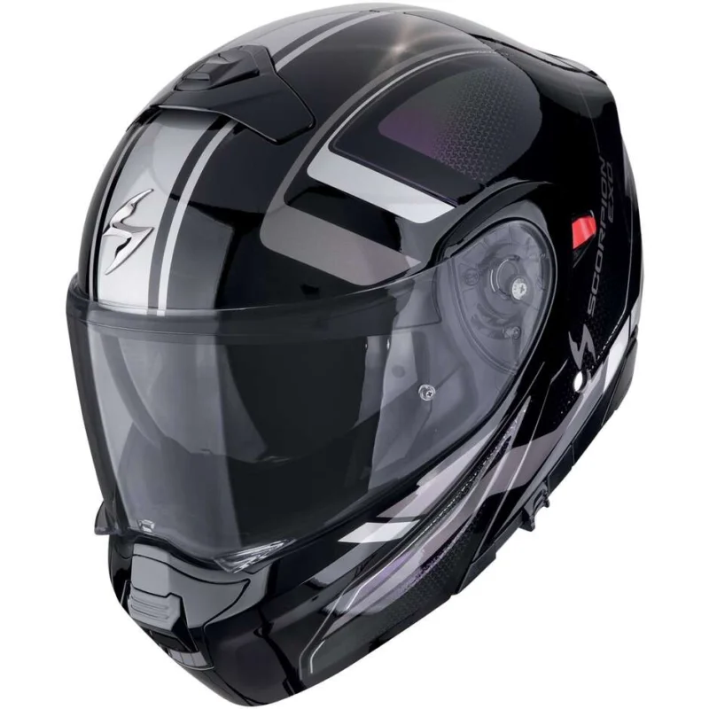 Casco Moto Modulare P/J Scorpion EXO-930 EVO ARDENS Nero Camaleonte Reso Gratuito