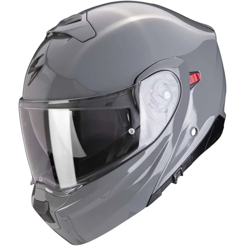 Casco Moto Modulare P/J Scorpion EXO 930 EVO SOLID Grigio cimento Quantità Limitata