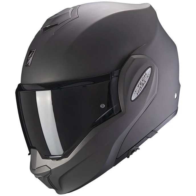 Casco Moto Modulare P/J Scorpion EXO-TECH EVO SOLID Antracite Opaco Offerta Lampo