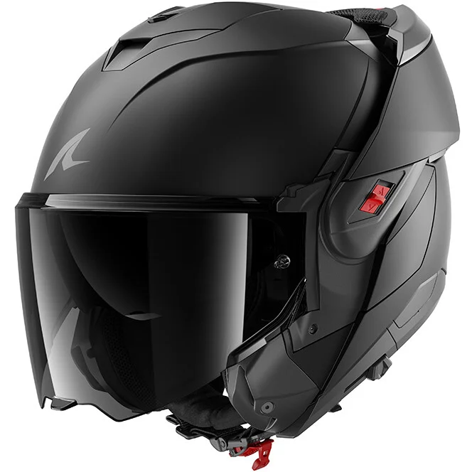 Casco Moto Modulare P/J Shark OXO DARK SHADOW Mat Nero Opaco Occasione