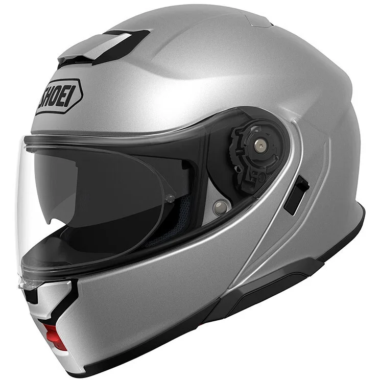 Casco Moto Modulare P/J Shoei NEOTEC 3 Silver Pagamento Sicuro