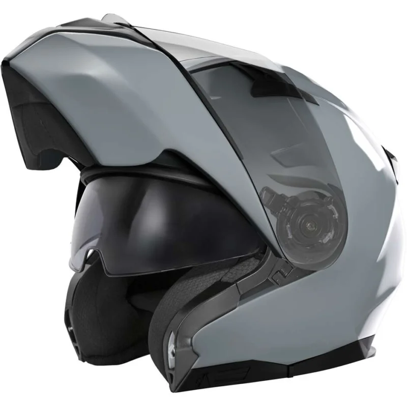 Quantità Limitata Casco Moto Modulare P/J Stormer SPARK Nardo Grigio Lucido