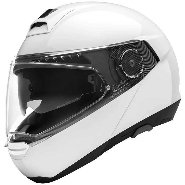 Ultimissimo Modello Casco Moto Modulare Schuberth C4 Pro Bianco Lucido