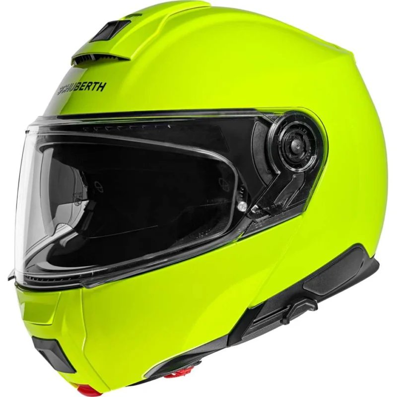 Reso Gratuito Casco Moto Modulare Schuberth C5 Giallo Fluo