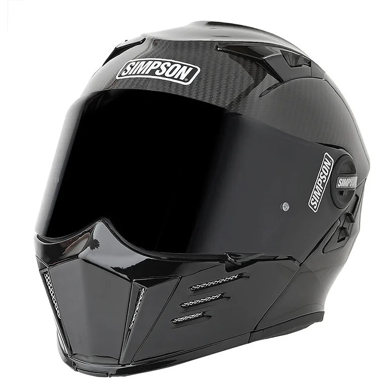 Casco Moto Modulare Simpson Darksome 22.06 Carbonio Più Venduto