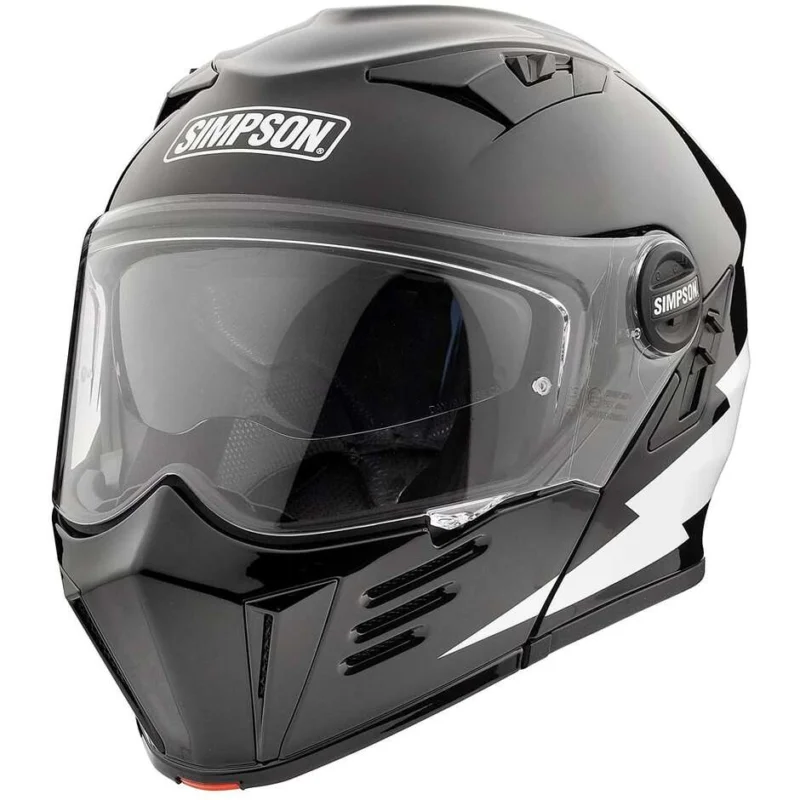 Casco Moto Modulare Simpson DARKSOME 22.06 FD01 HELLFIRE Ultime Pezzi