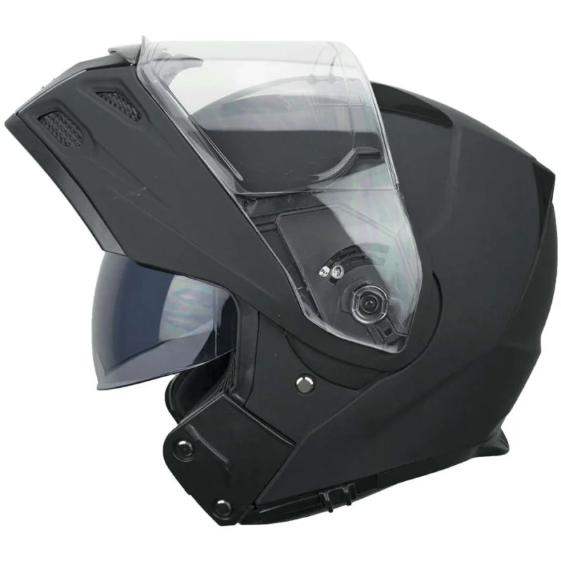 Casco Moto modulare SKAP 5RH Doppia Visiera Nero Opaco Consegna Rapida