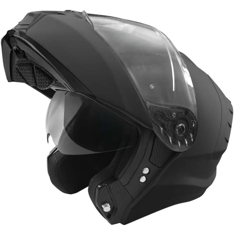 Casco Moto Modulare Stormer BLOW Solid Nero Opaco Più Venduto