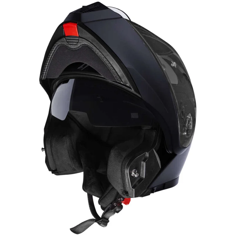 Di Tendenza Casco Moto Modulare Stormer SLIDE Solid Nero Opaco